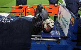 Valdés salió llorando del Camp Nou, Barcelona informó que sufrió rotura de ligamento y estará seis meses fuera. Foto fcbarcelona.es