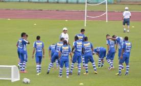 El estadio Olímpico fue el escenario donde Jorge Luis Pinto tuvo el primer roce con los jugadores hondureños.