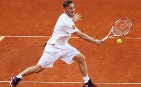 Totti demostró ser un verdadero crack en el tenis.