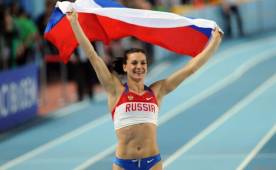 Yelena Isinbayeva no formó parte de las Olimpiadas de Río 2016 con Rusia.