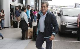 Jorge Luis Pinto retornó este domingo a Honduras luego de observar a Anthony 'Choco' Lozano y Andy Najar, además de dialogar con los directivos del Tenerife y Anderlecht.