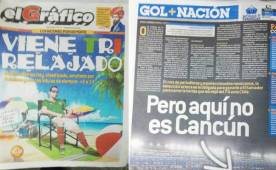La prensa de El Salvador calienta el duelo contra México en eliminatoria.