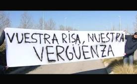 Esta fue la imagen captada en las afueras de Valdebebas.