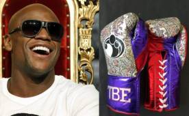 Los guantes de Floyd Mayweather son coloridos y provocadores, además tienen una leyenda que pone a pensar a cualquier adversario.