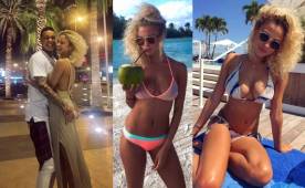 La preciosa belga Rose Bertram es la sexy novia 'desconocida' del jugador holandés Gregory van der Wiel.