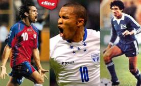 Walter Centeno, Julio César de León y Jorge González han sido los que mejor se han calzado la número 10 en Centroamérica.