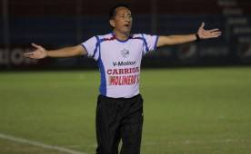 El director técnico del Victoria, Jorge Pineda no le gusta que se haya suspendido el duelo ante Marathón.