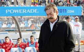 Ricardo Antonio La Volpe durante su paso por el banquillo costarricense.