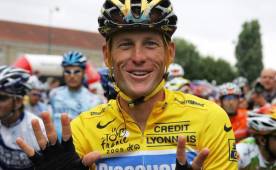 El estadounidense Lance Armstrong, en una de las tantas corridas en las que participó.