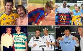 Los personajes famosos del mundo entero que también se entregan a la pasión por el fútbol.