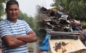 Francisco 'Kubalita' Díaz es ahora empresario de la recolección de chatarra. FOTO: Melvin Cubas.