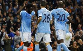 Damien Delaney marcó el gol de la honra para el Crystal Palace en su visita al Etihad Stadium.