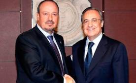 Rafa Benítez llegó en reemplazo de Carlo Ancelotti al banquillo del Real Madrid.