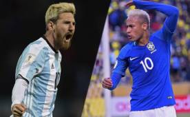 Messi y Neymar brillaron con sus selecciones este jueves en las eliminatorias de Conmebol.