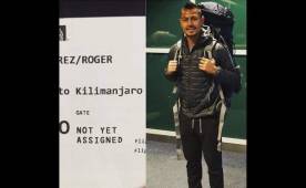 La fotografía que subió a sus redes sociales el jugador hondureño Roger Espinoza.