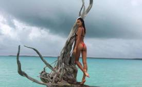 La imagen subida por Irina Shayk, ex pareja de Cristiano Ronaldo, y actualmente del actor Bradley Cooper.