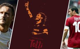 El ídolo de la Roma Francesco Totti cumple hoy 40 años, una leyenda goleadora en Italia.