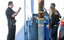 Rousey pasó un momento muy agradable con los agentes.