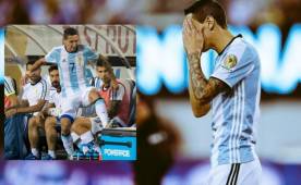 Así de enojado se mostró Di María por ser sustituido en el juego ante La Roja.