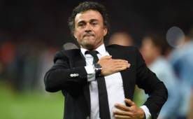 Luis Enrique expresó que nunca imaginó conquistar el triplete con Barcelona y de su futuro prefirió no hablar. Foto AFP