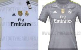 Así serían las nuevas camisas del Real Madrid para la próxima campaña, una de ellas será en gris.