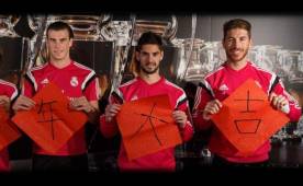 Bale, Isco y Sergio Ramos escribieron un mensaje de Año Nuevo a sus seguidores asiáticos. Foto @realmadrid