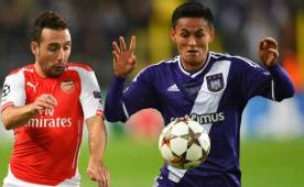 Andy Najar sigue buscando éxitos con el Anderlecht en Bélgica, donde es el más claro favorito para quedarse con el título liguero.