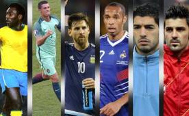 Los mejores goleadores de las selecciones potencias en el mundo.