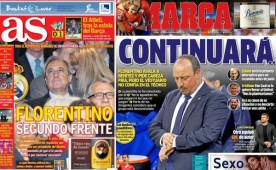 En España el tema del momento es Real Madrid y Barcelona luego del clásico protagonizado el sábado.