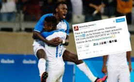 Alberth Elis y Choco Lozano festejaron a lo grande el pase a semifinales.