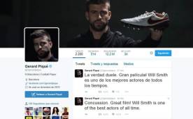 Apenas culminó el juego del Real Madrid, curiosamente Piqué aparece comentando en Twitter.