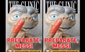 Esta es la portada con la que el periódico The Clinic pretende intimidar a Messi de cara a la final de Copa América.