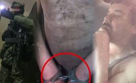 Estas son las primera imágenes que circulan en redes sociales y difundidas por El Chapo Guzmán arrestado. El presidente mexicano Enrique Peña Nieto confirmó la información.