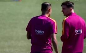 Pese a la información que se publica, en los entrenamientos ambos se muestran como siempre, una buena relación.