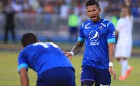 Discua marcó el gol que acercó al Ciclón a la remontada en el partido de ida de la gran final.