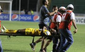 Rudy Meléndez dice que no recuerda nada tras el golpe. Foto Ronald Aceituno.