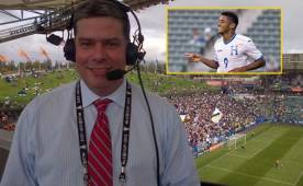 Richard Méndez dio una probadita de cómo sería narrar un gol de Honduras.