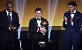 Era de esperarse. Lionel Messi fue el mejor jugador del 2015. (FOTOS: AFP)