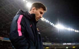 Messi no jugó debido a un dolor cólico que no es nada grave.