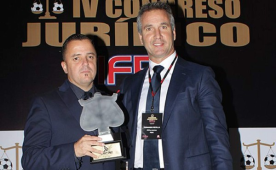 Titulares de la FIFPRO posan para la foto durante la Conferencia Jurídica de la División de América.