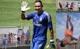 José Manuel se ha declarado tan admirador del portero costarricense Keylor Navas que que hasta sueña con ser como él. De momento, se parece mucho