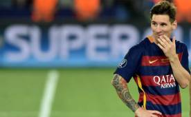 Lionel Messi anotó dos goles con el Barcelona en esta final de la Supercopa de Europa.