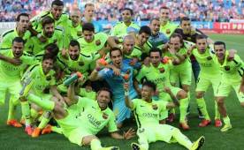 El Barcelona fue el campeón de la temporada y la Liga de España lo destaca.
