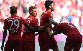 Los jugadores del Bayern comenzaron ganando, pero luego se deshinflaron. Foto AFP.