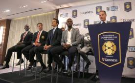 Representantes de los clubes estuvieron en la presentación del torneo internacional (AFP)