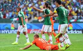 El penal cometido a Arjen Robben significó el triunfo de Holanda sobre México.