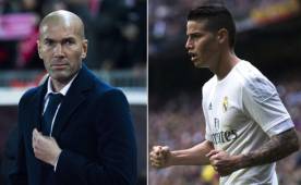 Zinedine Zidane no contaría más con James debido a su irregular rendimiento.