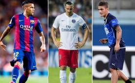 Dani Alves, Ibrahimovic y Marco Verratti serán los grandes ausentes en Barcelona y PSG.