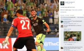 Así escribió el Seattle Sounders en su cuenta oficial. Para muchos no fue correcto lo que hicieron.