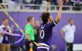 Kaká festejó a lo grande el golazo ante el DC United, a pesar que no clasificaron.